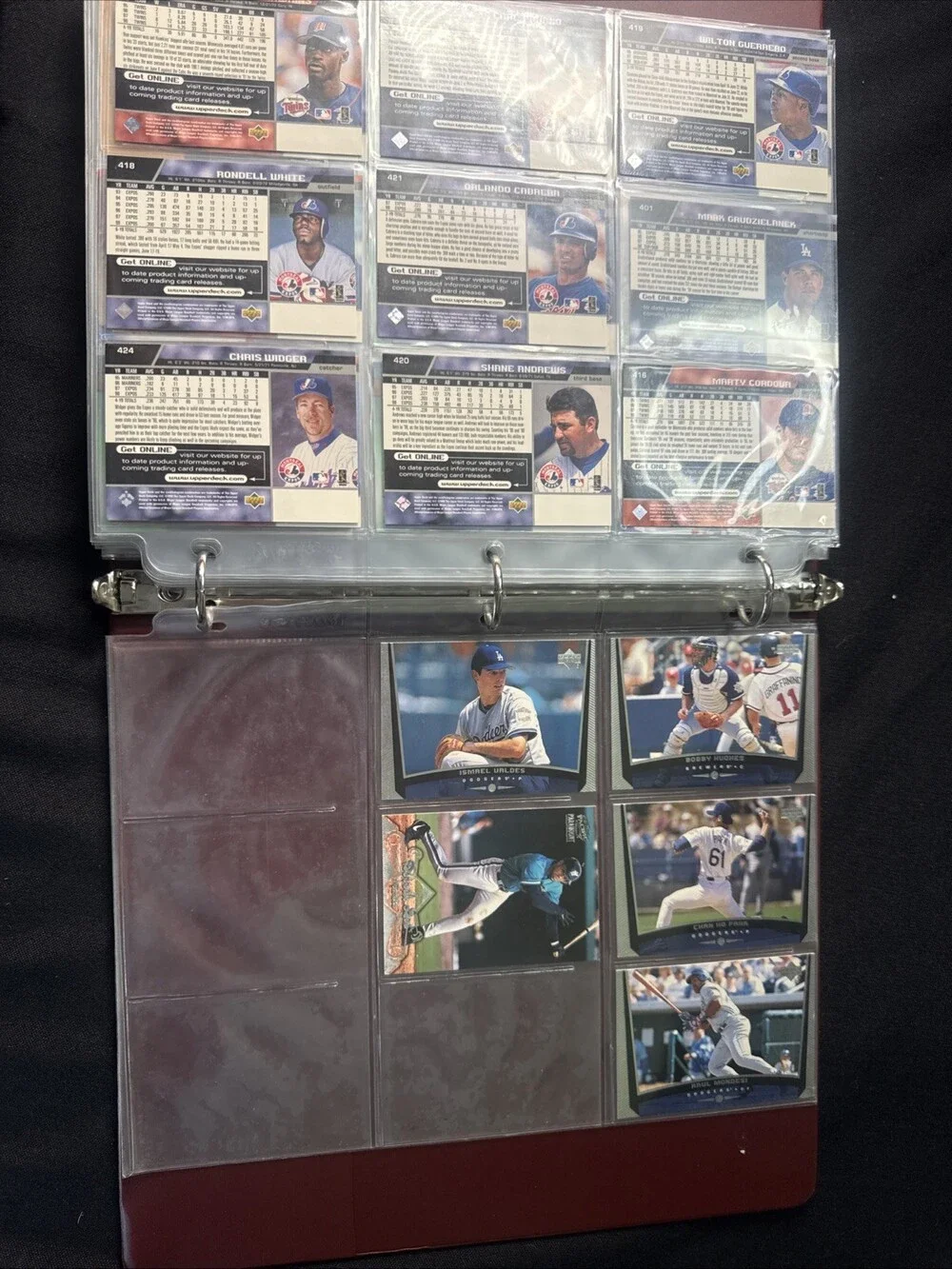 Baseball Card Lot Mint In Binder Since Early 2000s 100 Card Lot Hall Of Famers